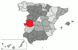 Cañamero – Mappa