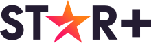 Logo for the Star+ service.