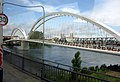 Tramway bridge between Strasbourg and Kiehl