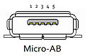 Micro USB AB
