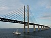 A ponte de Oresund dende Malmö.