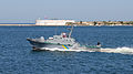 Buque U170 de la marina ucraniana en la bahía de Sebastopol.