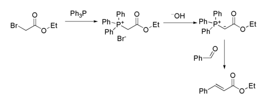 Bromessigsäureethylester als Ausgangsverbindung in Wittig-Reaktionen