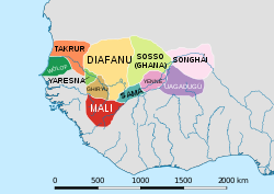 Пізня Гана: історичні кордони на карті