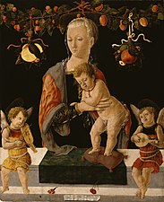 Giorgio Schiavone, Vierge à l'Enfant (1459-1460).