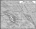 Historical map of Heligoland (1888)