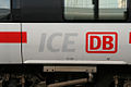 位於ICE-T端部車卡的「ICE-DB」標誌