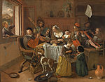 Fest, av Jan Steen