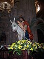 A statue of Jesus in Salamanca