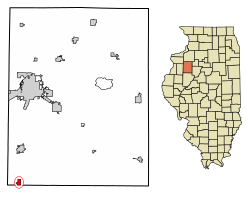 Location of St. Augustine in Knox County, Illinois