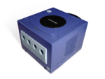 Purple Nintendo GameCube.