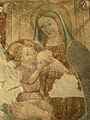 Affresco di Maria Lactans all'interno della basilica dei Santi Pietro e Paolo ad Agliate