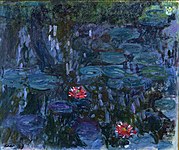 Vodne lilije in odsev vrbe (1916–1919), Musée Marmottan Monet