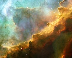 Messier 17, també anomenada nebulosa omega.