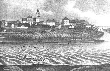 J.Boström, Oulu 1840, kirjassa "Finland framställdt i teckningar" 1845–1852.