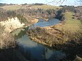 Illerdurchbruch von Kalden: In malerischen Windungen schlängelt sich die Iller durch die Moränenlandschaft