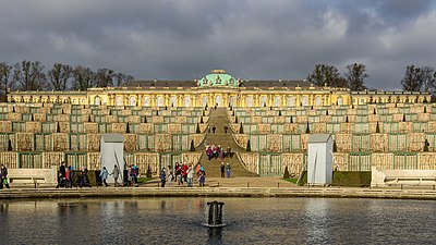 Het lustslot Sanssouci