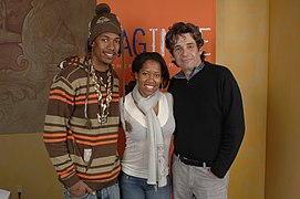 Sundance Film Festival 2007 - Nick Cannon, Regina King, and Alan Rosenberg (392401689).jpg