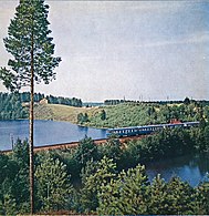 Lättähattujuna Vuokatin rataosuudella 1960.