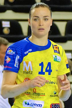 Yvette Broch 2014-ben a Metz Handball színeiben