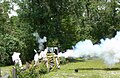 Part of an American Civil War reenactment at Natural Bridge Battlefield State Historic Site, Leon Co., Florida.