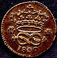 Nodo Savoia su moneta del 1800 - Savoy knot on a 1800 coin.