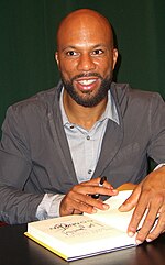 Photo of rapper Common at a book signing in 2011.