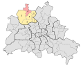 Deutsch: Wahlkreis Reinickendorf 6 für die Wahlen zum Abgeordnetenhaus von Berlin. Stand 2006