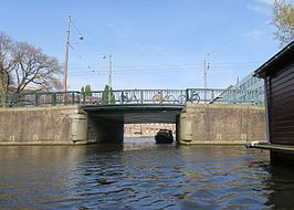 De Ben Polakbrug gezien naar het oosten, mei 2017