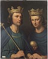 Louis III et Carloman II par Steuben