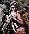 El Greco: Die heilige Familie, um 1585