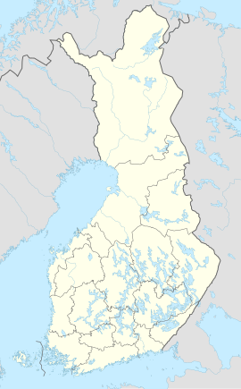 Lieksa na mapi Finske
