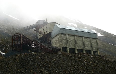 Mina abandonada en Longyearbyen
