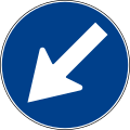 Keep left