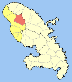 Poziția localității Cantonul Le Morne-Rouge