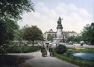 La place Carnot en 1905.