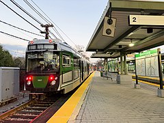 MBTA Green Line 3907 at Riverside station.jpg