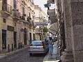 Corso Umberto, leaving the Piazza. Mola di Bari