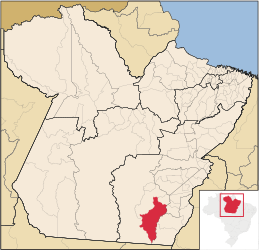 Cumaru do Norte – Mappa