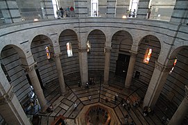 Baptistry interior