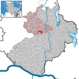 Läget för kommunen Poggensee i Kreis Herzogtum Lauenburg