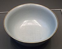 Ru ware bowl, with metal rim, 1086-1125