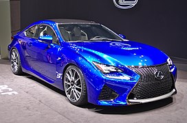 Lexus RC F na avtomobilskem salonu v Ženevi leta 2014