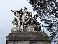 Science Controlling the Forces of Electricity and Steam (1880–1885) by Daniel Chester French