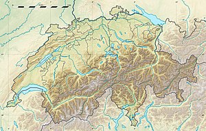 Дюфур. Карта розташування: Швейцарія