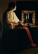 forma parte de: Paintings of penitent Magdalene by La Tour 