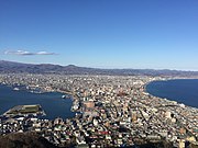 函館市。人口約25万人で、北海道第3位の規模の都市。