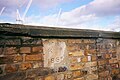 1865 plaque on north parapet of Lillie Bridge