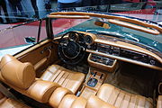 Interieur eines Cabriolets