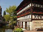 Garvarehuset i La Petite France som är en gammal stadsdel i Strasbourg.